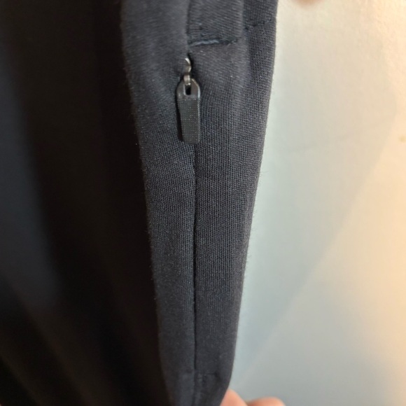 KIT and ACE Sz M Maxi Dress Zipper Side Pocket Short Sleeve Modal Wool Blend - Picture 5 of 10